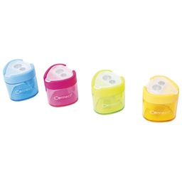 [000003770] Šiljilo metalno s pvc kutijom 2rupe trokutasto 8132 Connect sortirano