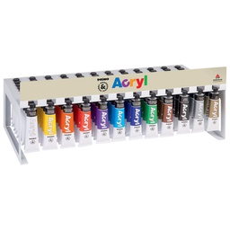 [000003837] Stalak s bojama akrilnim 18ml aluminijska tuba pk120 CMP.419ESP120