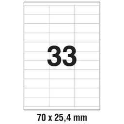 [000003856] Etikete ILK  70x25,4 mm pk100L Zweckform 3421