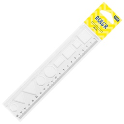 [000003969] Ravnalo pvc 20 cmx4cm(likovi) Educa blister