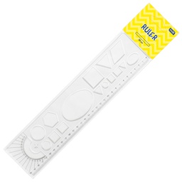 [000003976] Ravnalo pvc 30 cmx7cm(likovi) Educa blister