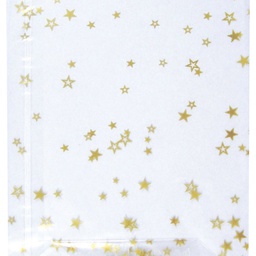[000003979] Vrećice ukrasne celofan  9,5x16 cm sa zvjezdicama pk10 Heyda 20-30892 50 prozirne