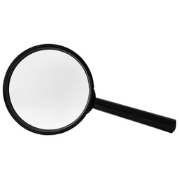 [000003999] Povećalo 5x-fi 75 mm pvc Fornax crno blister