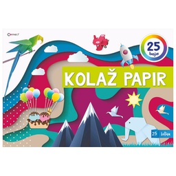 [000004011] Kolaž papir 25 listova A4 Connect