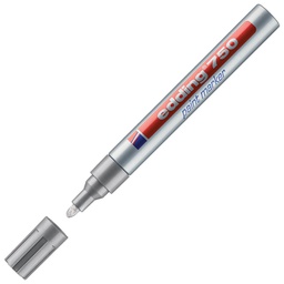 [000004019] Marker permanentni lakirajući 2-4 mm Edding 750 srebrni