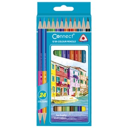 [000004139] Boje drvene  24boje trokutaste obostrane pk12 Connect blister