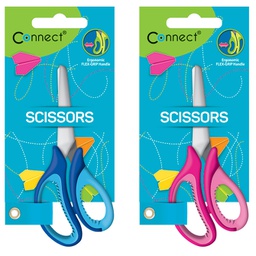 [000004140] Škare školske 13 cm oble s mjerilom Soft Connect sortirano blister