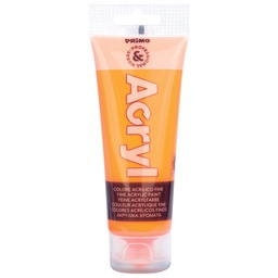 [000004219] Boja akrilna  75ml pvc tuba Primo 420TAF75250 fluorescentno narančasta