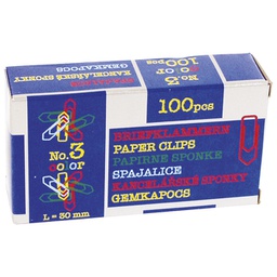 [000004292] Spajalice ručne boja br.3 pk100 Nikomill boja