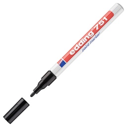 [000004316] Marker permanentni lakirajući 1-2 mm Edding 751 crni