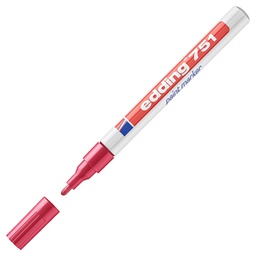 [000004349] Marker permanentni lakirajući 1-2 mm Edding 751 crveni