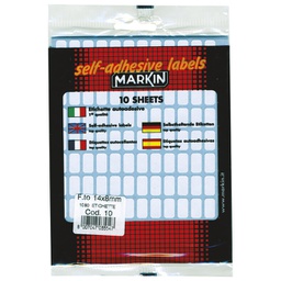 [000004353] Etikete slep  14x8 mm pk10L Markin 10010 blister