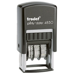 [000004450] Printy-Datumar H-3,8 mm+tekst ploča 25x5 mm Trodat 4850