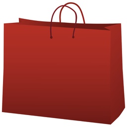[000004541] Vrećice ukrasne 50x37x12cm sjajna plastifikacija Coprint 552 bordo!!
