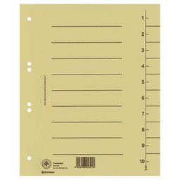 [000004795] Pregrada kartonska A4 250g Donau 8610001-25 krem
