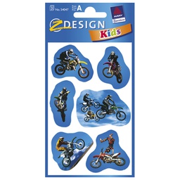 [000004825] Naljepnice dječje papir motori pk3 Zweckform 54047 blister!!