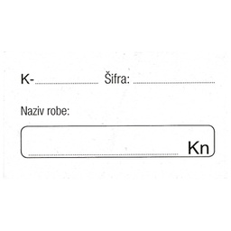 [000004854] Obrazac kontrolna oznaka pk100 Fokus