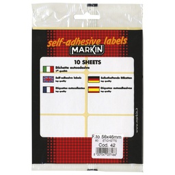 [000004891] Etikete slep  56x46 mm pk10L Markin 10042 blister