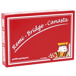 [000004925] Karte igraće Remi-Bridge-Canasta 1/112 Grafika Grafoprint