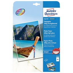 [000005138] Papir Ink Jet foto premium sjajni 200g A4 pk25 Zweckform 2569-25
