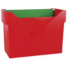 [000005183] Kutija za mape viseće+5mapa Donau 7422001PL-04 crvena