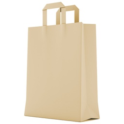 [000005330] Vrećice ukrasne natron 22x36x11 cm ravna ručka pk50 Duga smeđe