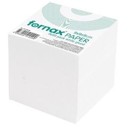 [000000466] Papir za kocku 9x9x9 cm ljepljeni Fornax bijeli