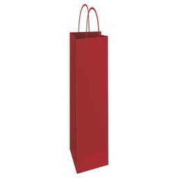 [000005750] Vrećice ukrasne-boca 13x40x8 cm sjajna plastifikacija Fornax crvene