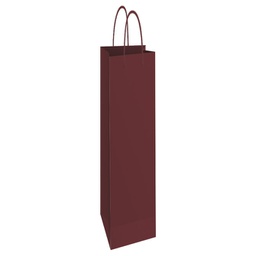 [000005753] Vrećice ukrasne-boca 13x40x8 cm sjajna plastifikacija Fornax bordo