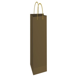 [000005754] Vrećice ukrasne-boca 13x40x8 cm sjajna plastifikacija Fornax zlatne