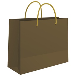 [000005760] Vrećice ukrasne 24x16x7 cm sjajna plastifikacija Fornax zlatne