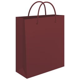 [000005771] Vrećice ukrasne 34x39x10 cm sjajna plastifikacija Fornax bordo