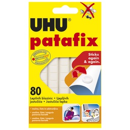 [000006483] Ljepilo-jastučići 65g 80x Patafix UHU 48810 bijelo blister