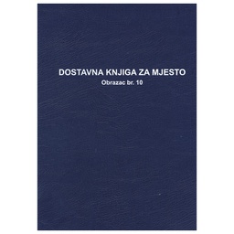 [000006485] Obrazac B-142a dostavna knjiga za mjesto Fokus