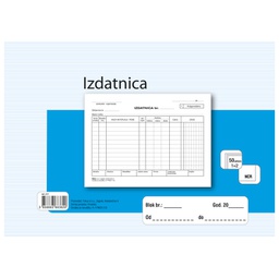 [000006496] Obrazac A-17/NCR izdatnica A5 1+2 Fokus