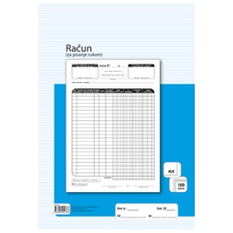[000006630] Obrazac A-642/NCR račun A4 (bezgotovinski) Fokus