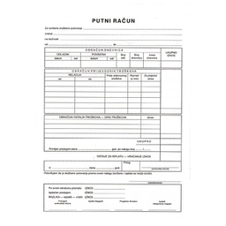[000006647] Obrazac B-8-3 putni nalog Fokus