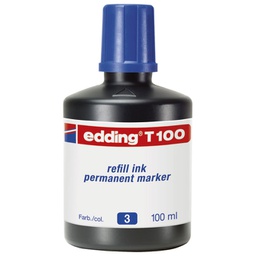 [000006716] Tinta za marker permanentni  100ml Edding T100 crvena