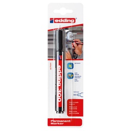 [000006725] Marker permanentni 1,5-3 mm okrugli vrh Edding 300/1 crni blister