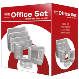 [000006729] Set uredski-žica 4/1 Fornax srebrni