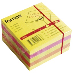 [000006812] Blok samoljepljiv kocka 75x75 mm 450L Fornax neon