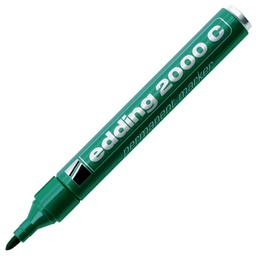 [000000527] Marker permanentni 1,5-3 mm okrugli vrh Edding 2000C zeleni