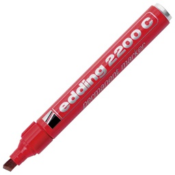 [000000528] Marker permanentni 1-5 mm klinasti vrh Edding 2200 C crveni