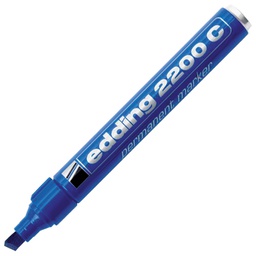 [000000529] Marker permanentni 1-5 mm klinasti vrh Edding 2200 C plavi