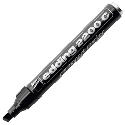 [000000530] Marker permanentni 1-5 mm klinasti vrh Edding 2200 C crni