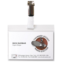 [000006923] Etui za akreditaciju za kopču  95x75 mm s kopčom pk25 Tarifold(Djois)11202