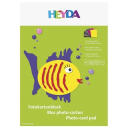 [000006924] Kolaž - blok A4 10 listova 300g papir u boji Heyda 20-47126 sortirano