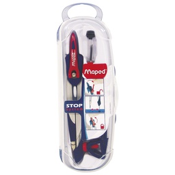 [000007021] Šestar metalni u pvc kutiji+mine Stop sistem Maped 196100 blister!!