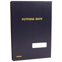 [000007025] Mapa potpisna s prozorom 3007 Fornax tamnoplava