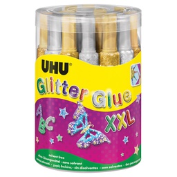 [000007031] Ljepilo glitter glue 20g UHU L0180500 zlatno-srebrno